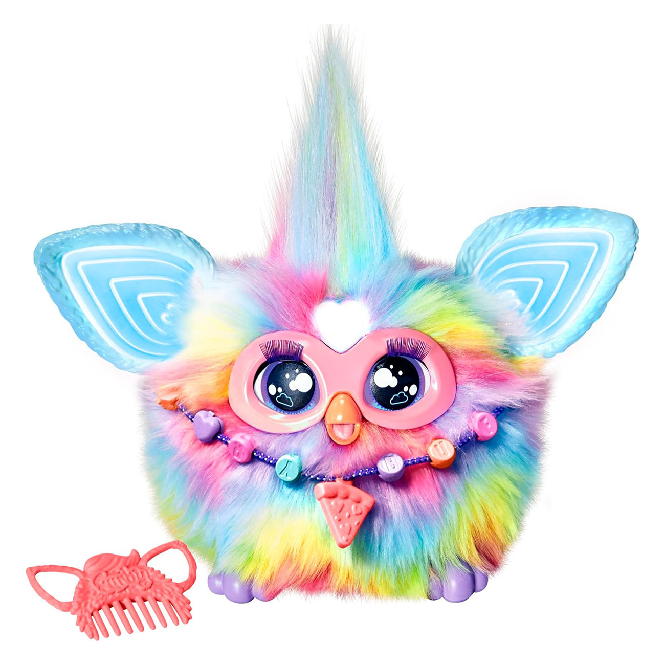 Hasbro Furby (Farbmix) | Interaktives Pl?schspielzeug | Plaudern, Singen, Tanzen, Lachen |  Spricht deutsch und Furbisch | 600 antworten | 5 Spielmodi | Lichter & Tanzmoves von Hasbro