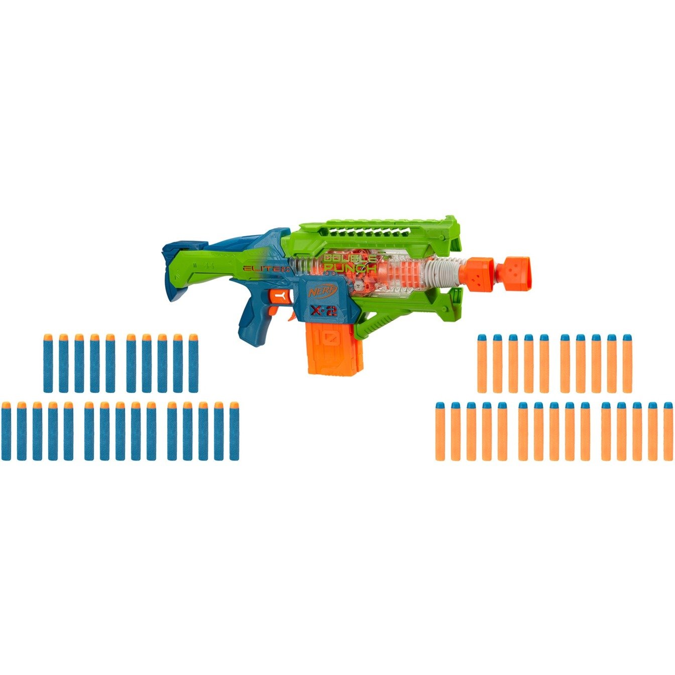 Nerf Elite 2.0 Double Punch, Dartblaster von Hasbro