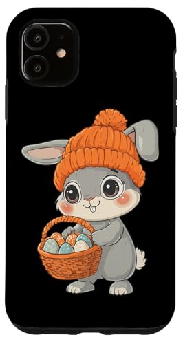 Ostern Deko Hase Osterhase Frauen Männer Kinder Ostern Hase Hülle für iPhone 11 von Hase Ostern Deko Damen Herren Osterhasen Kostüm