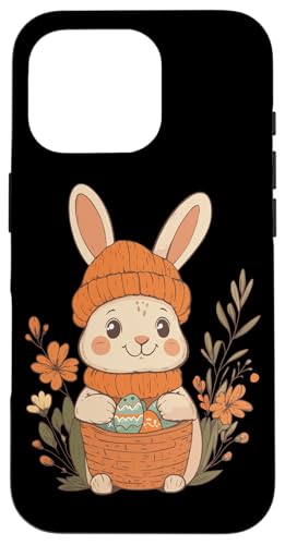 Ostern Deko Hase Osterhase Frauen Männer Kinder Ostern Hase Hülle für iPhone 16 Pro von Hase Ostern Deko Damen Herren Osterhasen Kostüm