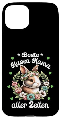 Beste Hasenmama aller Zeiten Hase Kaninchen Ostern Damen Hülle für iPhone 15 Plus von Hasen Kaninchen & Bunny Geschenke für Frauen Oster