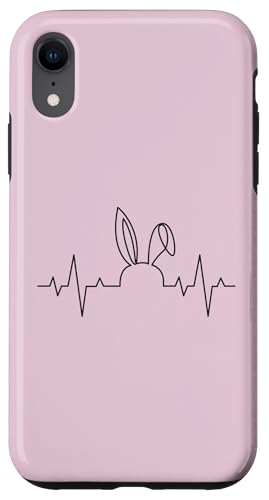 Hülle für iPhone XR Hasen Herzschlag Kaninchen Langohr Karnickel von Hasen Kaninchen & Bunny Geschenke