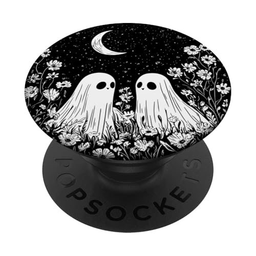 The Lovers Tarotkarte Vintage Gothic Halloween Geister PopSockets mit austauschbarem PopGrip von Haunted Hollow Art Designs