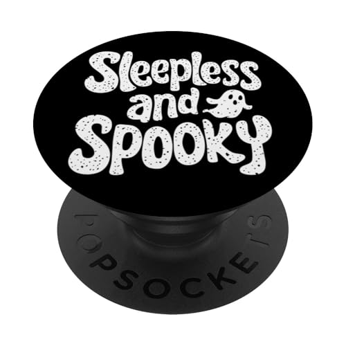 Lustige Horror-Albträume Gruseliger Schlaf Horror Spuk-Schlafenszeit PopSockets mit austauschbarem PopGrip von Haunted Insomniac Tales for Scary Horror Bedtime