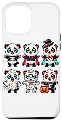 Hülle für iPhone 12 Pro Max Halloween Panda Geist Vampir Mumie Süßes oder Saures von Haunted Spooky Halloween