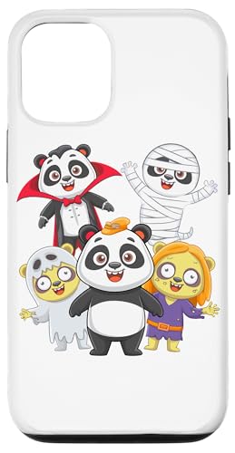 Hülle für iPhone 15 Halloween Panda Geist Vampir Mumie Süßes oder Saures von Haunted Spooky Halloween