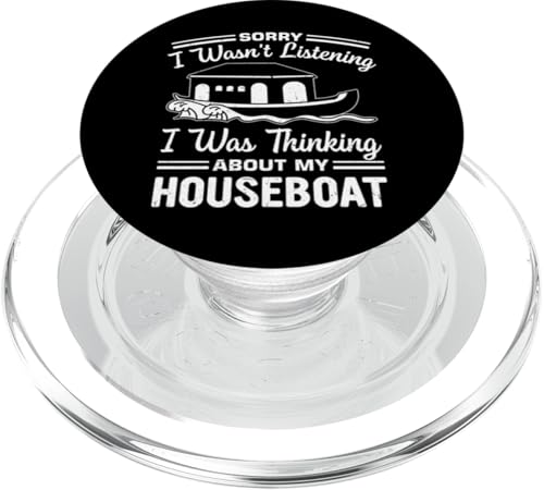 Witziger Hausboot Spruch PopSockets PopGrip für MagSafe von Hausboot Designs