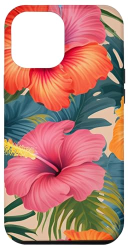 Hülle für iPhone 12 Pro Max Hawaiianischer Hibiskus, tropisches Blumendesign, tropischer Hibiskus von Hawaiin Hibiscus Gear