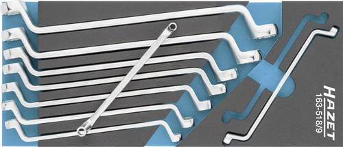Hazet 163-518/9 Doppel-Ringschlüssel-Satz 9teilig von Hazet