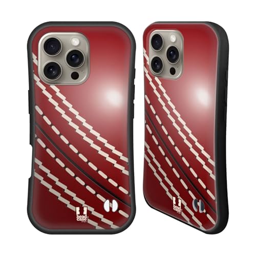 Head Case Designs Grille Ball Kollektion 2 Hybride Handyhülle Hülle Huelle kompatibel mit Apple iPhone 16 Pro von Head Case Designs