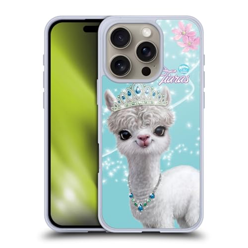 Head Case Designs Offizielle Animal Club International Lama Königliche Gesichter Soft Gel Handyhülle Hülle kompatibel mit Apple iPhone 16 Pro von Head Case Designs