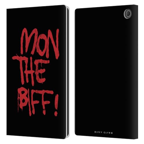 Head Case Designs Offizielle Biffy Clyro Mon The Biff Grafiken Leder Brieftaschen Handyhülle Hülle Huelle kompatibel mit Amazon Fire Max 11 2023 von Head Case Designs