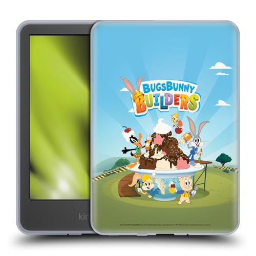 Head Case Designs Offizielle Bugs Bunny Builders Gruppe Graphics Soft Gel Handyhülle Hülle kompatibel mit Amazon Kindle 11th Gen 6in 2022 von Head Case Designs