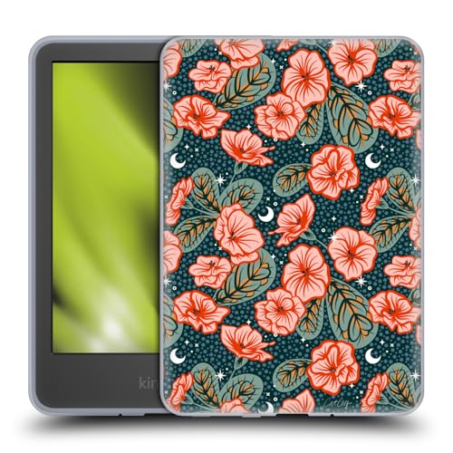 Head Case Designs Offizielle Cat Coquillette Afrikanisches Violett Tropische Tierwelt Soft Gel Handyhülle Hülle kompatibel mit Amazon Kindle 11th Gen 6in 2022 von Head Case Designs