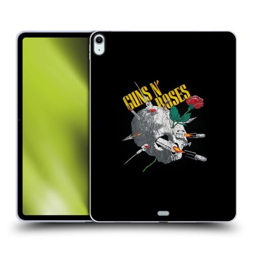 Head Case Designs Offizielle Guns N' Roses Nadeln Schaedel Vintage Band Kunst Soft Gel Handyhülle Hülle kompatibel mit Apple iPad Air 13 2024 von Head Case Designs