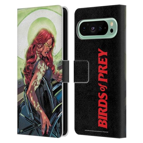 Head Case Designs Offizielle Justice League DC Comics #83 Oracle Birds of Prey Comic-Kunst Leder Brieftaschen Handyhülle Hülle Huelle kompatibel mit Google Pixel 9 Pro XL von Head Case Designs