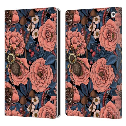 Head Case Designs Offizielle Katerina Kirilova Traum Garten Grafiken Leder Brieftaschen Handyhülle Hülle Huelle kompatibel mit Fire HD 8/Fire HD 8 Plus 2020 von Head Case Designs