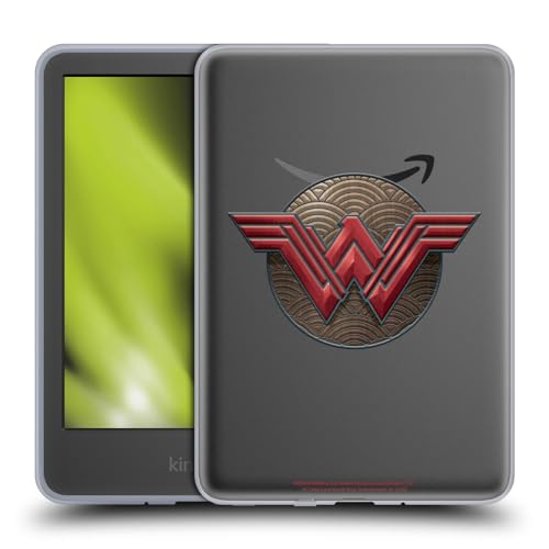 Head Case Designs Offizielle Wonder Woman Movie Wellen Logos Soft Gel Handyhülle Hülle kompatibel mit Amazon Kindle 11th Gen 6in 2022 von Head Case Designs