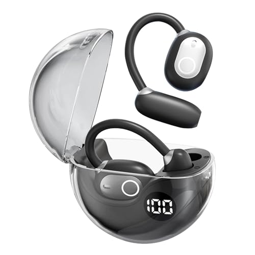 Heanchtic Over-Ear-Ohrhörer, leichtes Headset zum Lernen, multifunktional, wasserdicht, kabellos, ideal zum , Radfahren, Wandern von Heanchtic