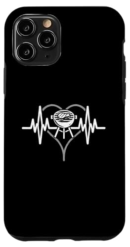 Hülle für iPhone 11 Pro Barbecue Heart Line Pulse BBQ Grill Master von Heartbeat Barbecue Gift Tees for Men and Boys