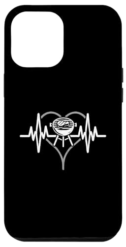 Hülle für iPhone 12 Pro Max Barbecue Heart Line Pulse BBQ Grill Master von Heartbeat Barbecue Gift Tees for Men and Boys