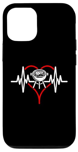 Heartbeat Grill BBQ Pitmaster Smoker Geschenk Männer Frauen Hülle für iPhone 12/12 Pro von Heartbeat Grill BBQ Lover Cooking Fun