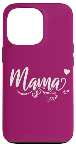 Love Mama Herz Blume Weiß Typografie für Mama Muttertag Hülle für iPhone 13 Pro von Heartfelt Moments Mother's Day Outfits & Apparels