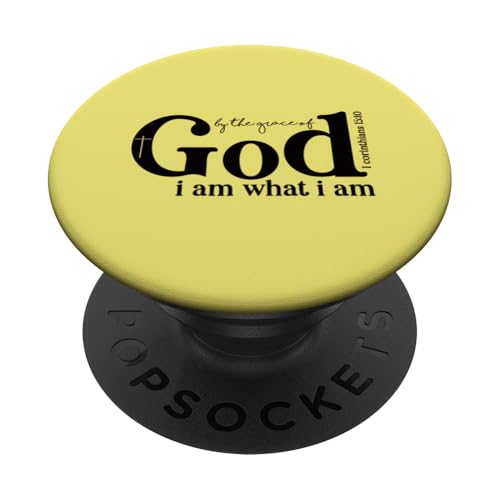 Durch die Gnade Gottes stärkt der Herr Jesus den christlichen Glauben PopSockets Klebender PopGrip von Heavenly Faith Inspiration.USA