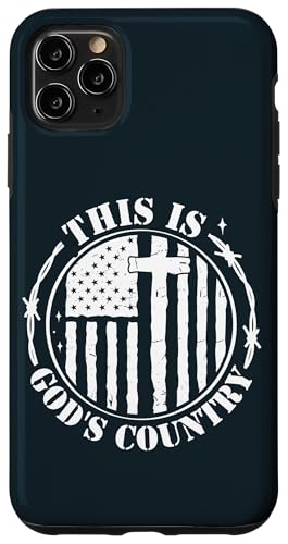 Hülle für iPhone 11 Pro Max Das ist Gottes US-Landesflagge Patriotischer christlicher Glaube USA von Heavenly Faith Inspiration.USA