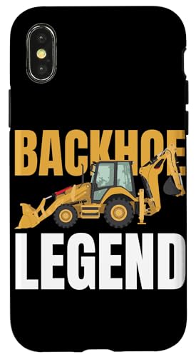 Hülle für iPhone X/XS Bagger-Legende qualifizierter Schwergeräte-Betreiber von Heavy Equipment & Backhoe Operators Apparel