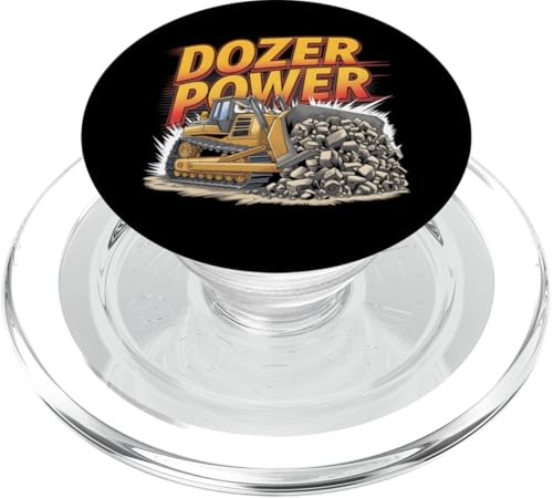 Bulldozer Operator Bauarbeiter Earth Mover Lover PopSockets PopGrip für MagSafe von Heavy Machinery Driver Tees For Kids Boys and Men