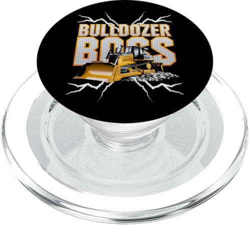 Bulldozer Operator Bauarbeiter Earth Mover Lover PopSockets PopGrip für MagSafe von Heavy Machinery Driver Tees For Kids Boys and Men