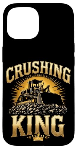 Hülle für iPhone 15 Bulldozer Operator Bauarbeiter Earth Mover Lover von Heavy Machinery Driver Tees For Kids Boys and Men