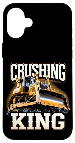 Hülle für iPhone 16 Plus Bulldozer Operator Bauarbeiter Earth Mover Lover von Heavy Machinery Driver Tees For Kids Boys and Men