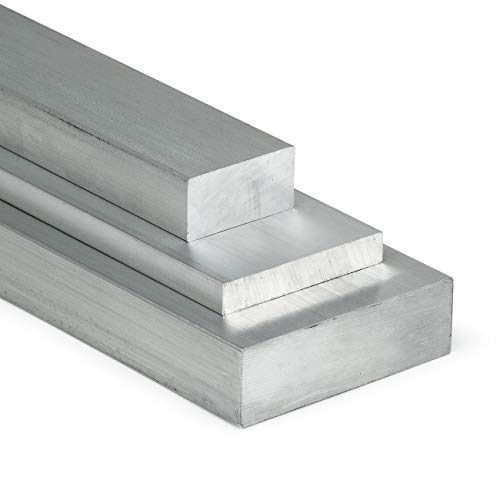 Aluminium Flach 40x10mm - Länge = 1100mm (110cm) Flachstange zum Drehen, Fräsen, Bohren, Sägen von Heck & Sevdic GbR