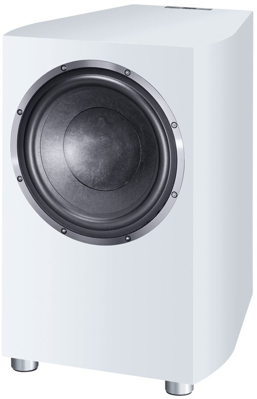 Celan Revolution Sub 32A Aktiv-Subwoofer weiß seidenmatt von Heco