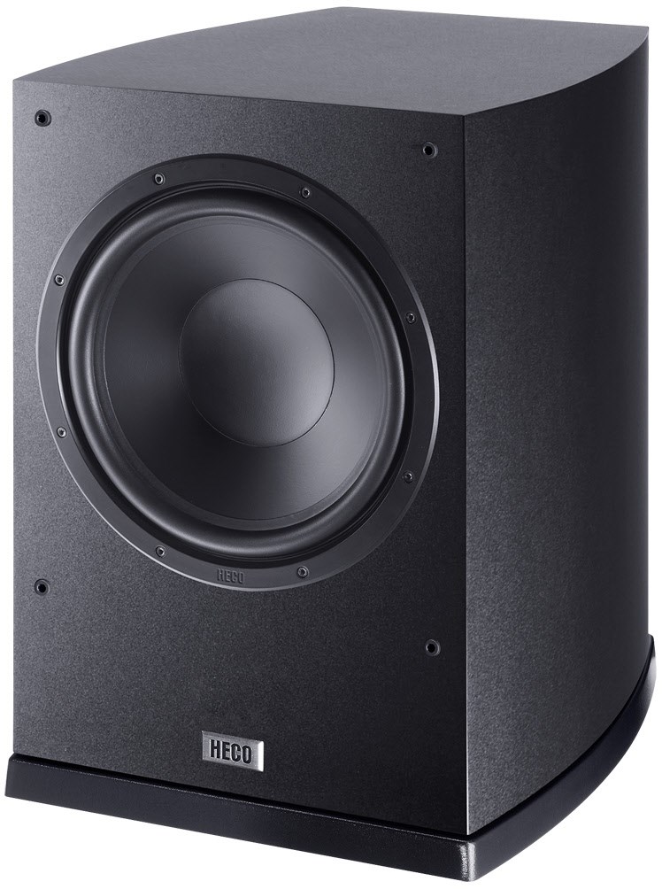 Victa Elite Sub 252 A Aktiv-Subwoofer schwarz von Heco