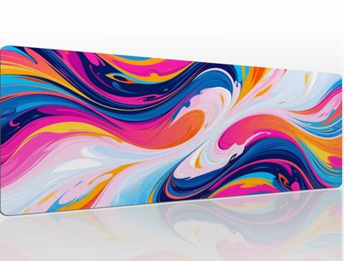 Mauspad 600x300x4 mm Colorful Mousepad XL, Speed Gaming Mauspad Klein Mouse Pad Schreibtischunterlage, Wassxerdicht Maus Pad, Mauspads Tischunterlage Schreibtisch Mouspad für Home Office A234 von Heeboode