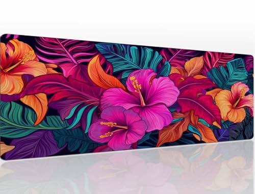 Mauspad 600x300x4 mm Flowers Mousepad XL, Speed Gaming Mauspad Klein Mouse Pad Schreibtischunterlage, Wassxerdicht Maus Pad, Mauspads Tischunterlage Schreibtisch Mouspad für Home Office A770 von Heeboode