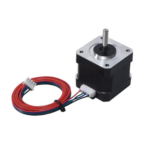 Nema 17 Schrittmotor 42-40 3,6 V-1 A 2 Phasen 4 Drähte 1,8 Grad mit Kabel passend für Creality CR-10 Serie und Ender-3 Serie 3D Drucker X/Y/E-Achse Extruder Schrittmotor von Heegkqu