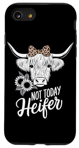 Nicht heute Färse Hülle für iPhone SE (2020) / 7 / 8 von Heifer Gifts for Women and Men