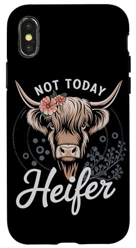 Nicht heute Färse Hülle für iPhone X/XS von Heifer Gifts for Women and Men