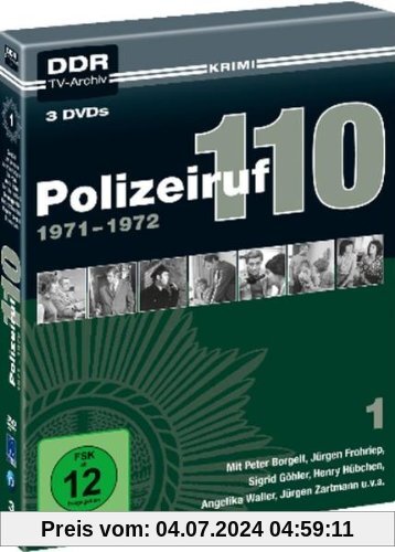 Polizeiruf 110 - Box 1: 1971-1972 ( DDR TV-Archiv ) [3 DVDs] von Heinz Seibert