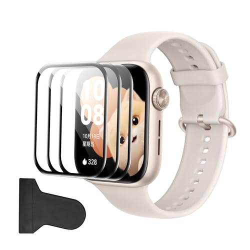 Heioloo 3 Stück für Honor Watch 5 Schutzfolie, Displayschutz HD Flexible Folie TPU Displayschutzfolie, Anti-Kratz, Wasserdicht, Anti-Öl, Ultrabeständig von Heioloo