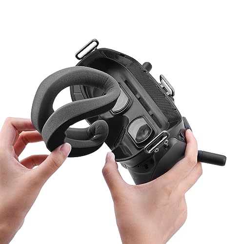 HeiyRC Schaumstoffpolsterung für DJI Goggles V2, Ersatz-Gesichtskissen-Frontplatte, kompatibel mit DJI FPV Combo/Avata-Zubehör – verbesserte Version, kein Lichtaustritt von HeiyRC