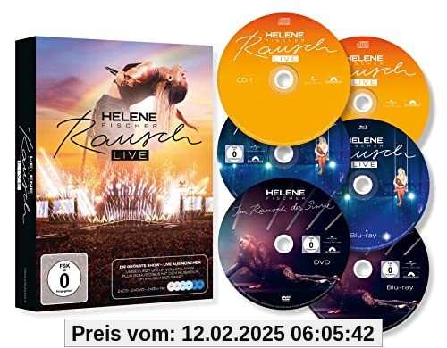 Rausch Live - Das größte Konzert ungekürzt live aus München (2CD + 2DVD + 2 Blu-ray - Inklusive Amazon exklusive Bonus DVD + Blu-ray Ein Abend im Rausch) (Exklusiv bei Amazon.de) von Helene Fischer