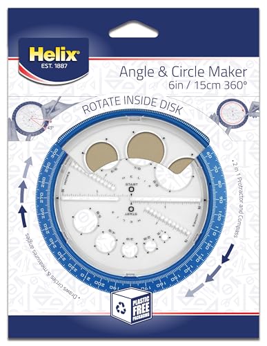 Helix 36002 Winkel- und Kreisschablone Helix 36002 Winkel- und Kreisschablone von Helix