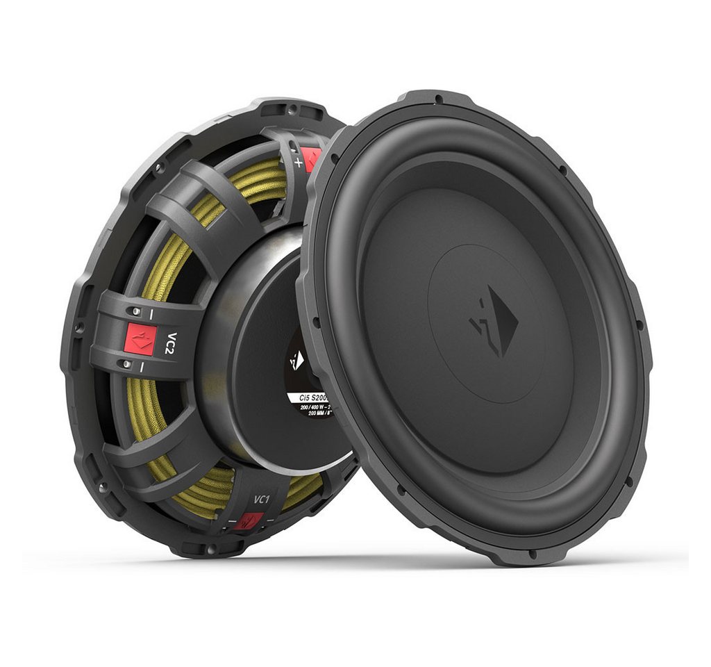 Helix Ci5 S200FM-D2 200 mm Advanced Hybrid-Subwoofer mit 2 x 2 Ohm Auto-Subwoofer (200 W, max.:400 W 20 cm) von Helix