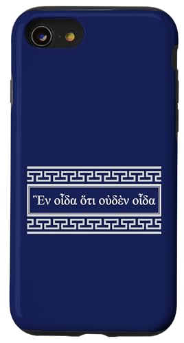 Hülle für iPhone SE (2020) / 7 / 8 I know that I know nothing Sokrates Idiom Griechische Philosophie von Hellenic Pride