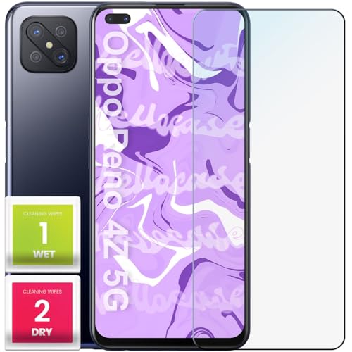 Gehärtetes Glas für Oppo Reno 4Z 5G Für Bildschirm, Flach, 9H Härte 2.5D Displaydeckung, Glas, Schutzglas, Schutzfolie, Case Friendly, Display von Hello Case